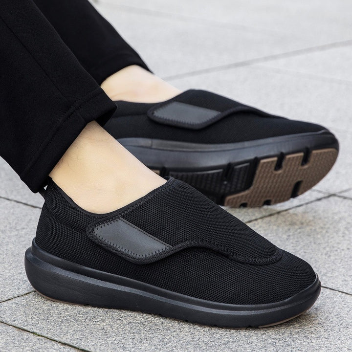 Herren Atmungsaktive Slip-On Sneaker mit Klettverschluss Drune
