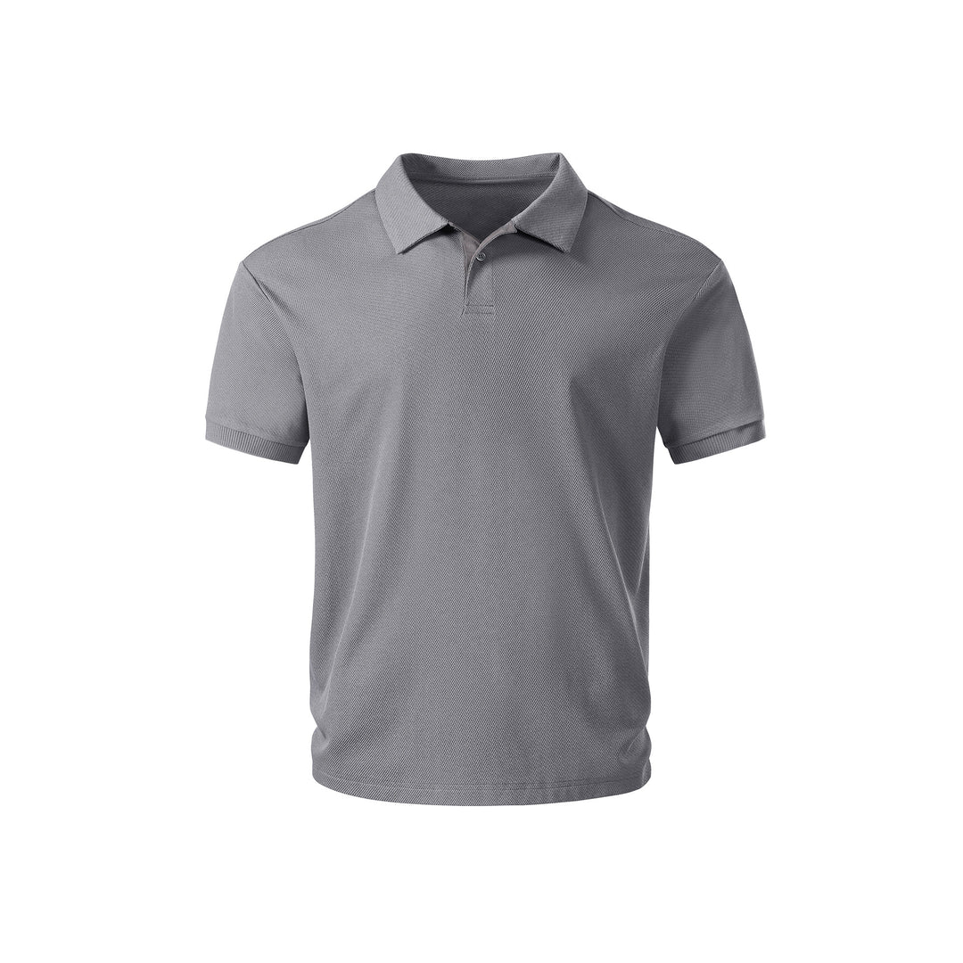 Herren Thermoregulierendes Piqué-Poloshirt mit feiner Struktur und Kurzarm Drune