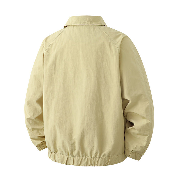 Herren Leichte Übergangsjacke mit hohem Kragen Drune