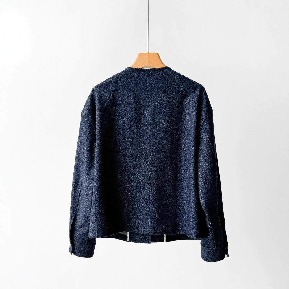 Damen Modische Jacke mit Knöpfen und praktischen Taschen Drune