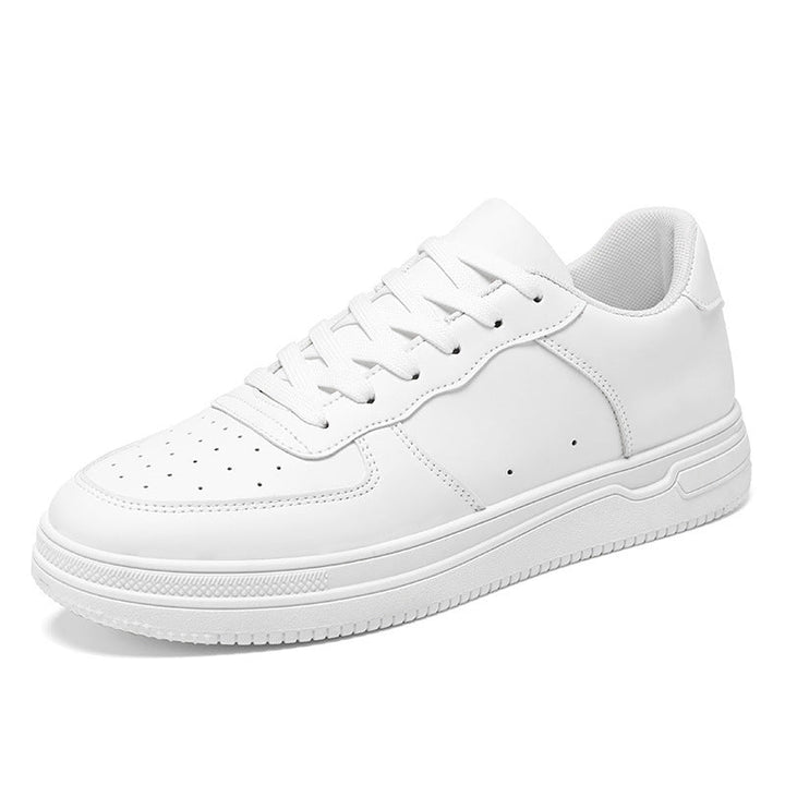 Damen Sportliche Sneakers mit robustem Lederobermaterial und dämpfender Sohle Drune