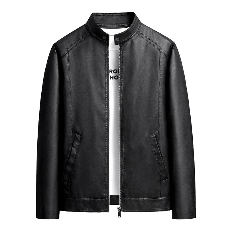 Herren Klassische Bikerjacke Drune