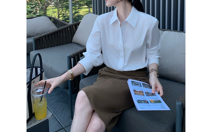 Damen Elegante und lässige Bluse Drune