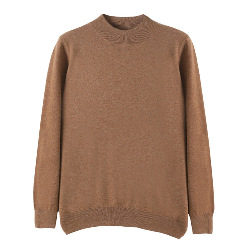 Herren Feiner Rollkragenpullover in schlanker Minimal‑Silhouette aus Woll‑Kaschmir‑Mix Drune