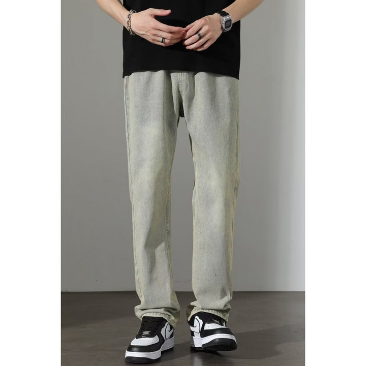 Herren Bequeme Relaxed Fit Jeans Drune
