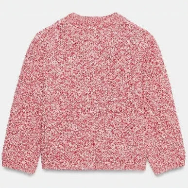 Damen Bouclé‑Strickjacke im Cropped‑Boxy‑Cut mit Zierknöpfen und Pattentaschen Drune