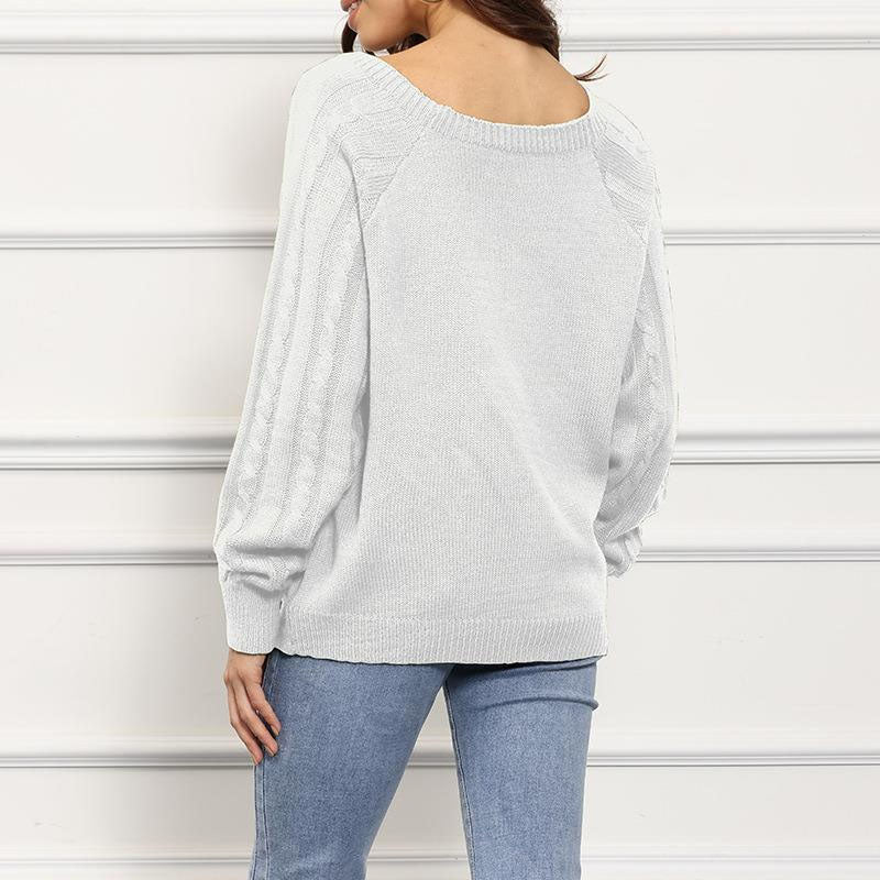 Drune | Zopfmuster Pullover mit Strukturmuster