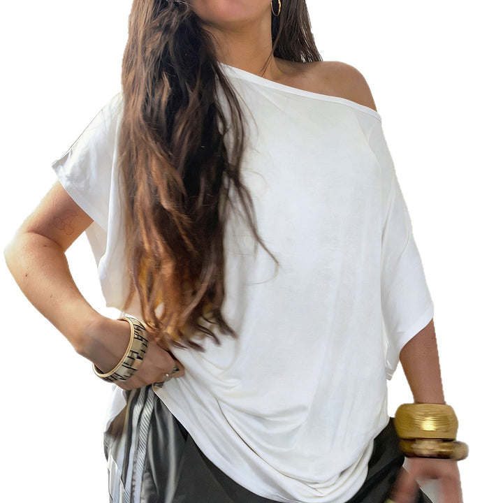 Damen lässiges Oversized T-Shirt Drune