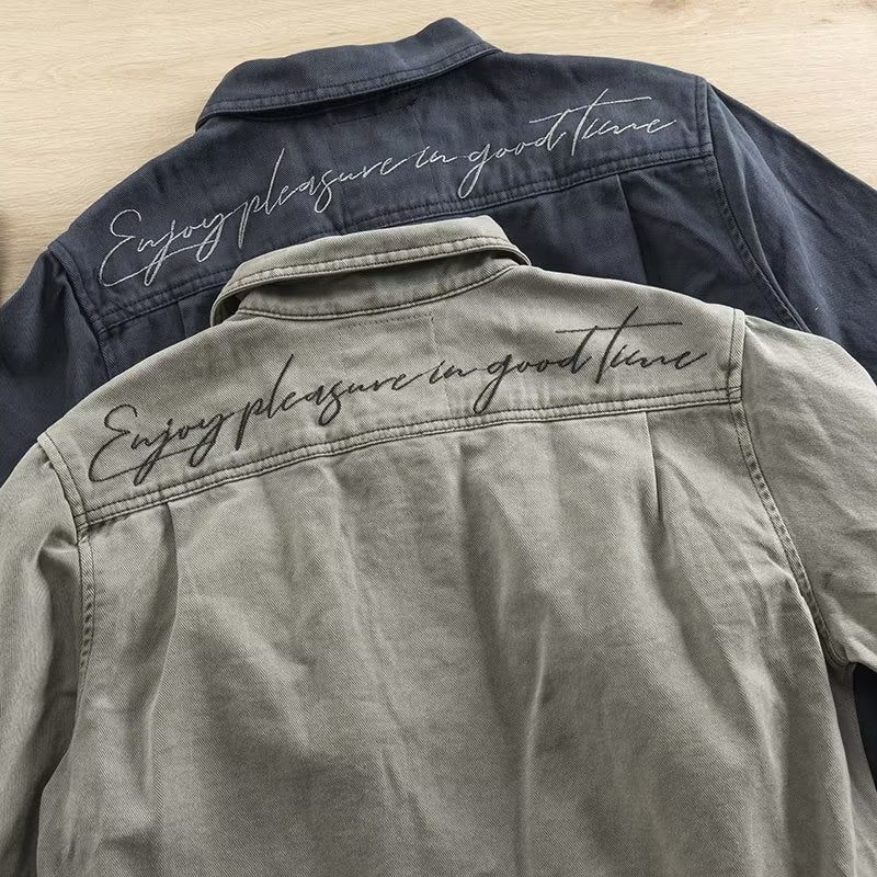 Herren Multifunktionale Utility-Jacke mit Brusttaschen Drune