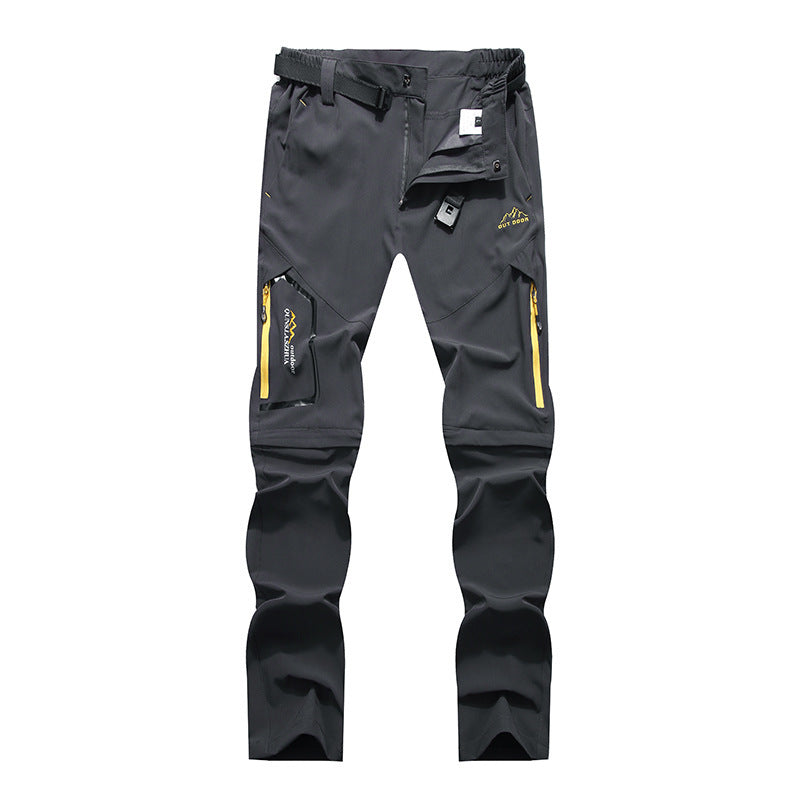 Damen multifunktionale Outdoor-Hose mit elastischem Bund und praktischen Reißverschlusstaschen Drune