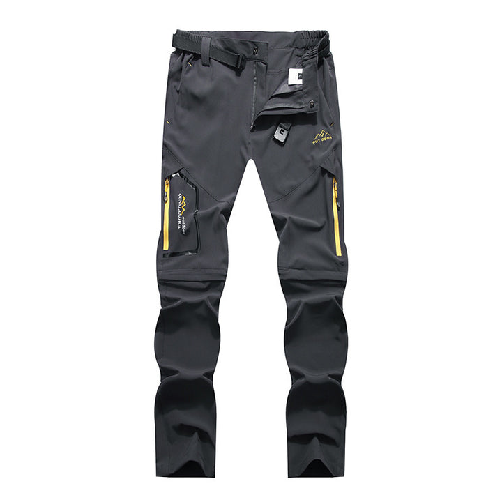 Damen multifunktionale Outdoor-Hose mit elastischem Bund und praktischen Reißverschlusstaschen Drune