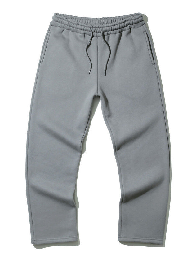 Unisex moderne Relax-Jogginghose mit elastischem Kordelbund, seitlichen Eingrifftaschen und schmal zulaufendem Bein Drune