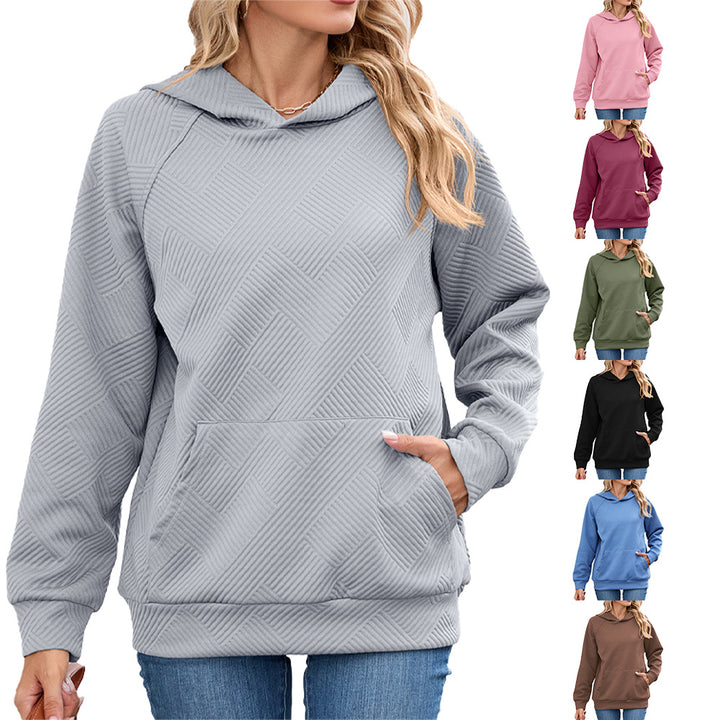 Damen Kapuzenpullover mit strukturiertem Design Drune