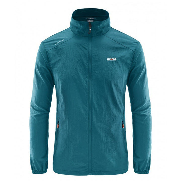 Herren Leichte Outdoor-Jacke mit hohem Kragen Drune