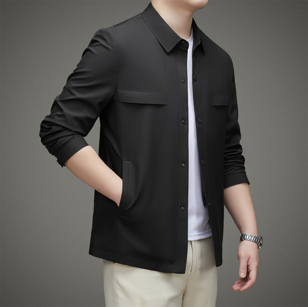 Herren elegante leichtgewichtige Outdoorjacke mit praktischen Taschen Drune