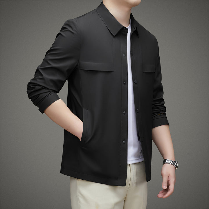 Herren elegante leichtgewichtige Outdoorjacke mit praktischen Taschen Drune