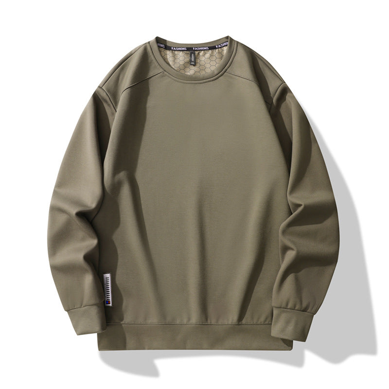 Herren Oversize-Sweatshirt aus technischem Jersey mit Rundhals und thermoregulierendem Futter Drune