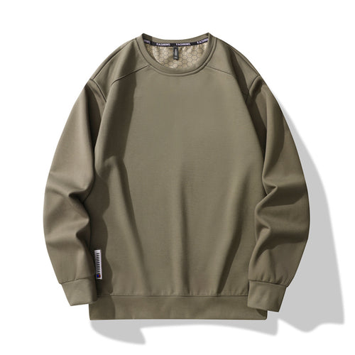Herren Oversize-Sweatshirt aus technischem Jersey mit Rundhals und thermoregulierendem Futter Drune