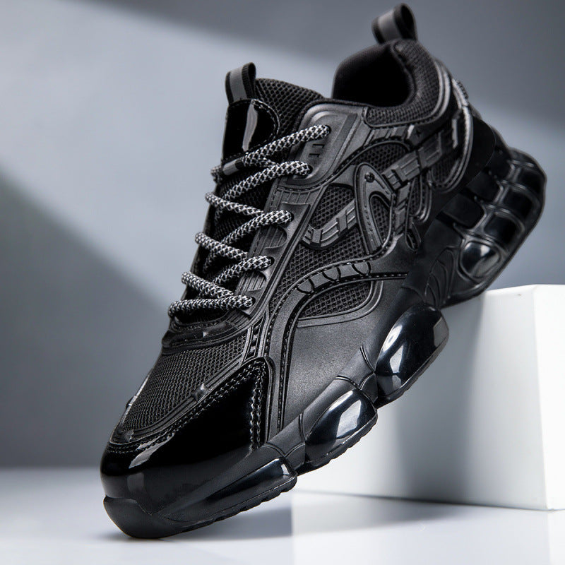 Herren Sportlicher Chunky-Sneaker mit glänzenden Overlays und gedämpfter Luftkissen-Sohle Drune