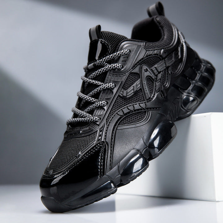 Herren Sportlicher Chunky-Sneaker mit glänzenden Overlays und gedämpfter Luftkissen-Sohle Drune