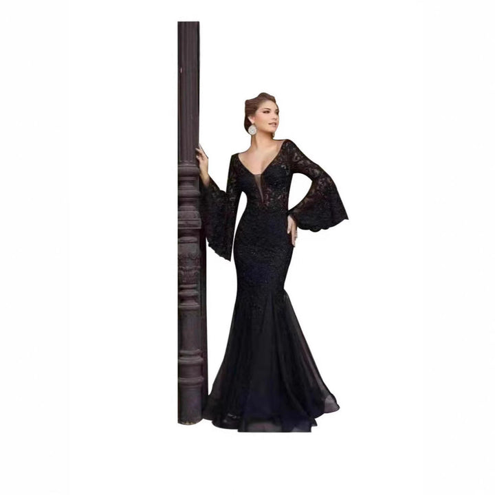 Drune | Vintage Party Lange Meerjungfrau Rock Kleid