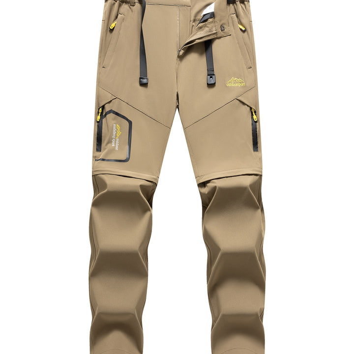 Herren Technische Softshell Zipp‑Wanderhose mit abnehmbaren Beinen und verstellbarem Gürtel Drune