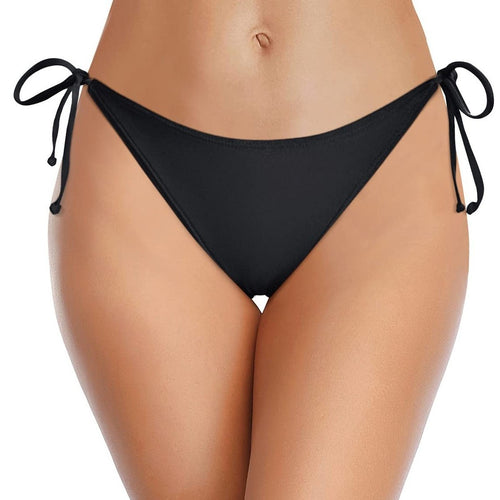 Damen Hochgeschnittenes Bikini-Höschen mit seitlichen Bindebändern Drune