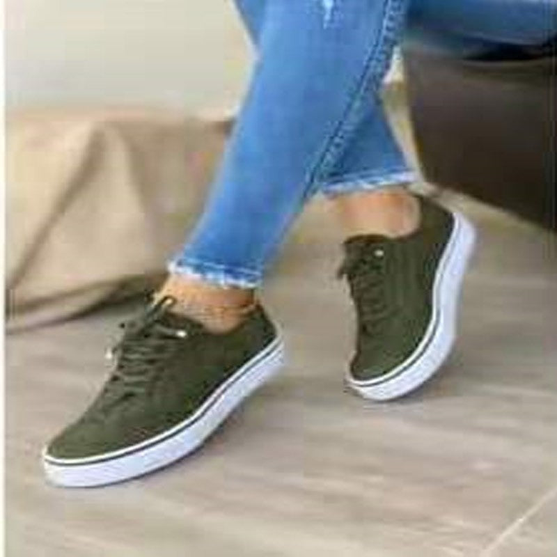 Damen Sneaker mit modischem Textilobermaterial und dämpfender Sohle Drune