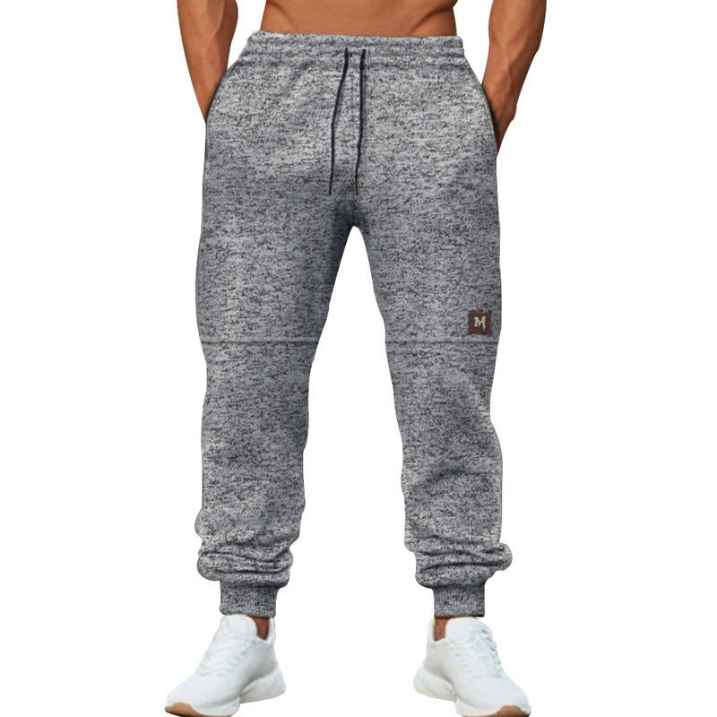 Herren moderne Jogginghose mit elastischem Bund und seitlichen Taschen Drune
