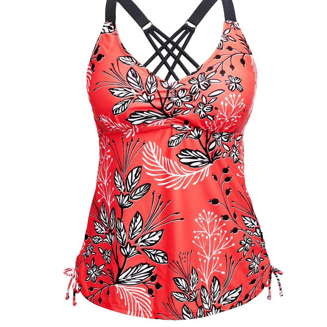 Damen Sportliches Tankini-Oberteil Drune