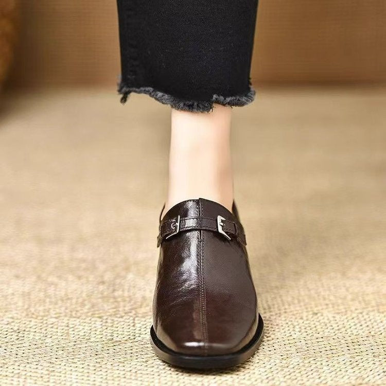 Damen Elegante Slingback-Stiefeletten mit Hochglanz-Optik Drune