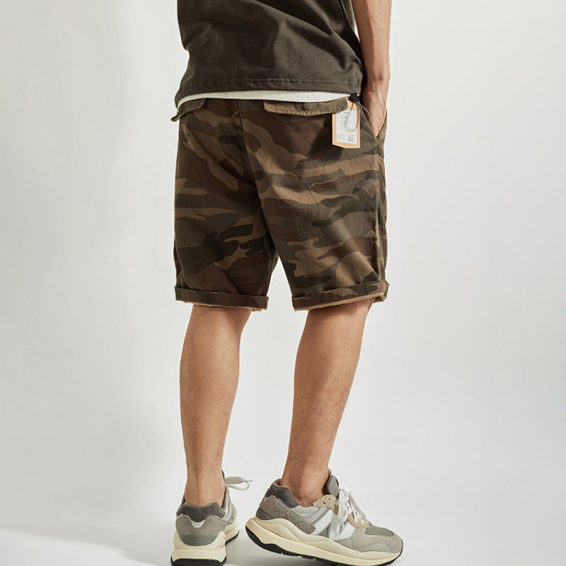 Herren Cargo-Shorts mit funktionalen Taschen und strapazierfähigem Material Drune