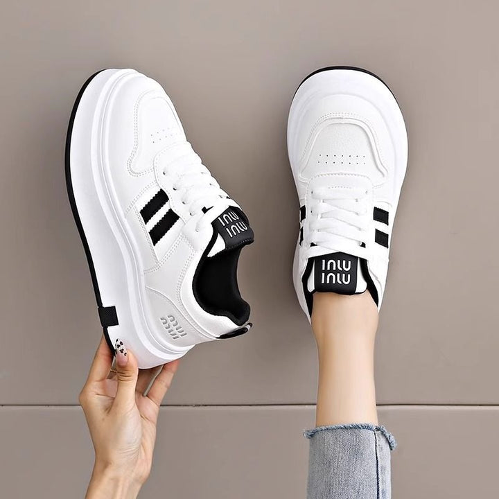 Damen Sportliche Sneakers mit doppelter Dämpfung und atmungsaktiver Mesh-Oberfläche Drune