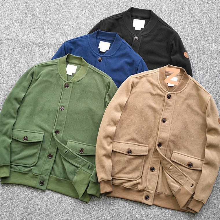 Drune - Modische Jacke Mit Stehkragen