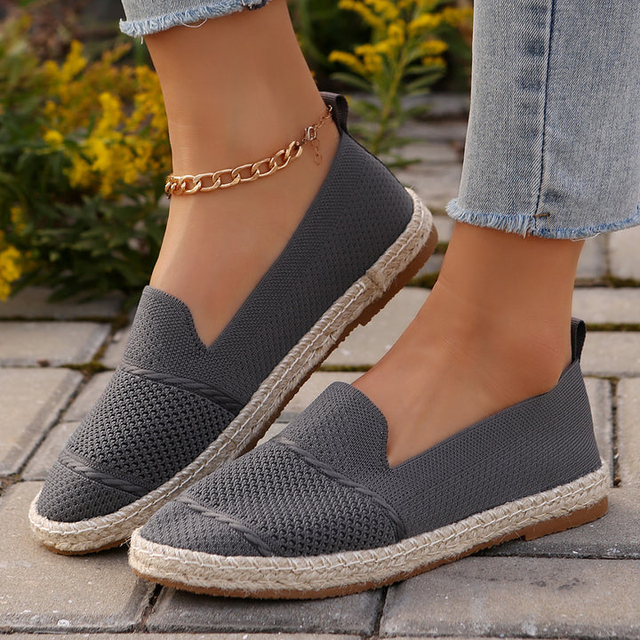 Damen Espadrilles mit atmungsaktiver Obermaterialstruktur und bequemer Sohle Drune