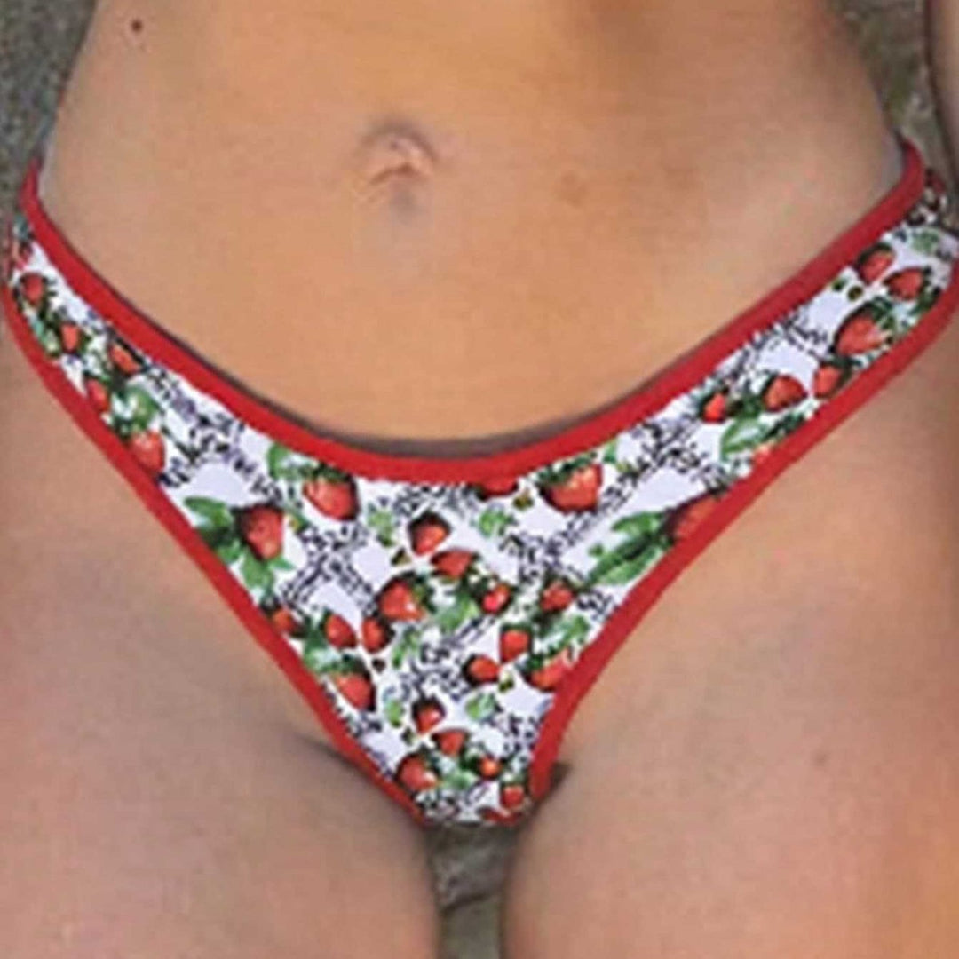 Damen Triangel-Bikini mit Rüschendetails Drune