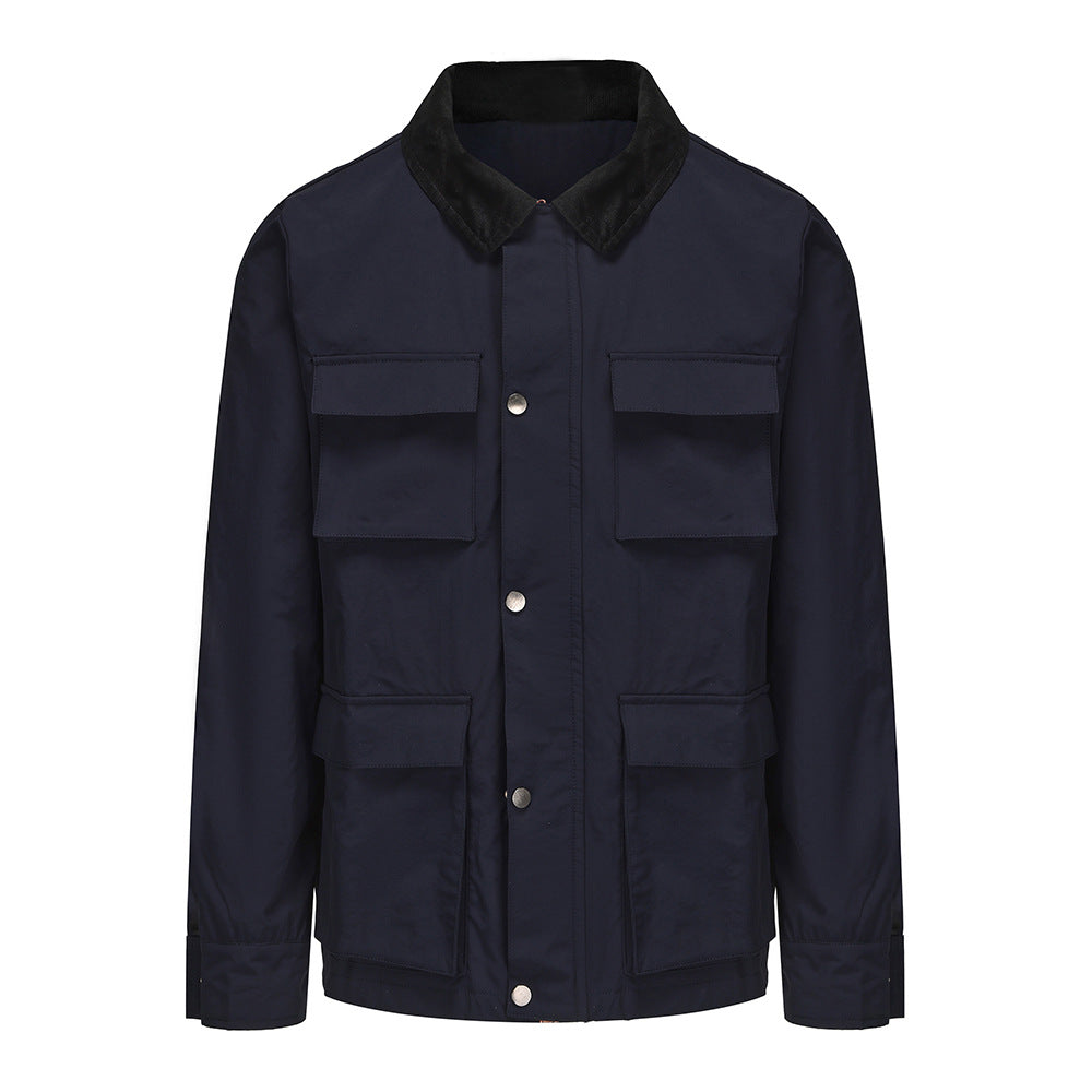 Herren funktionale Utility-Jacke mit praktischen Taschen Drune