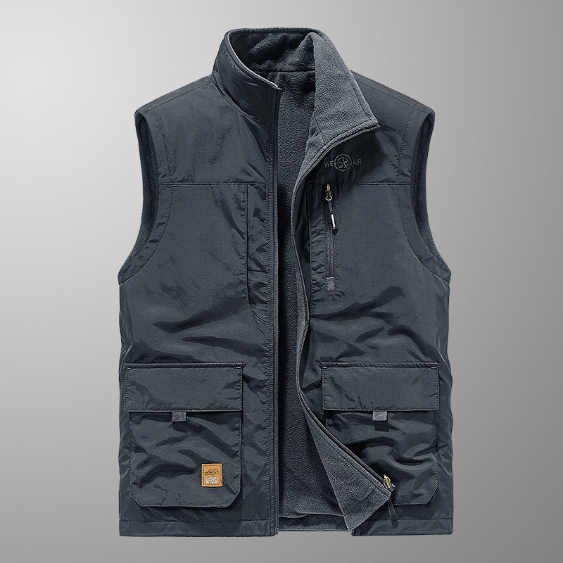 Herren Multifunktionale Fleece-Weste Drune