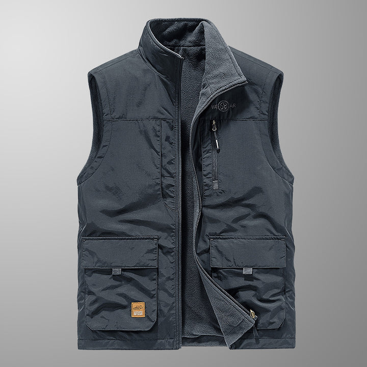 Herren Multifunktionale Fleece-Weste Drune