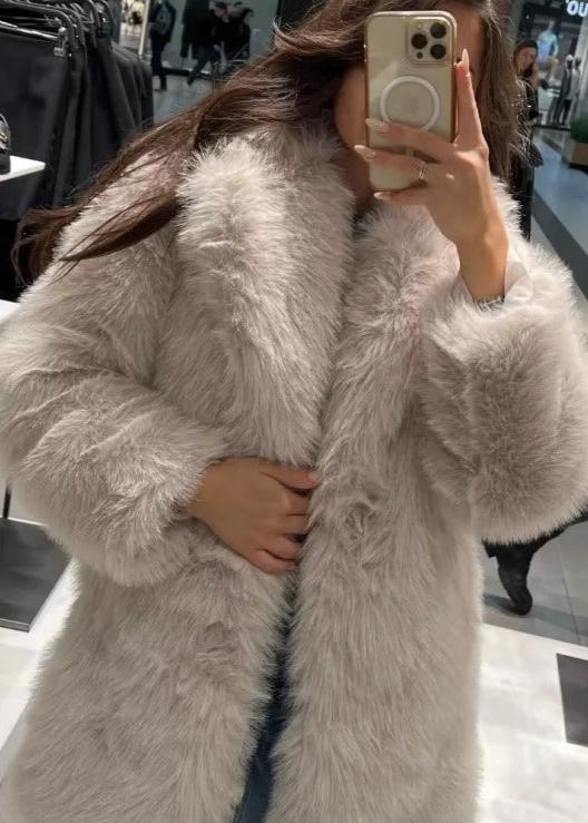 Drune | Elegante Damen Winterjacke mit Weichem Kunstpelz