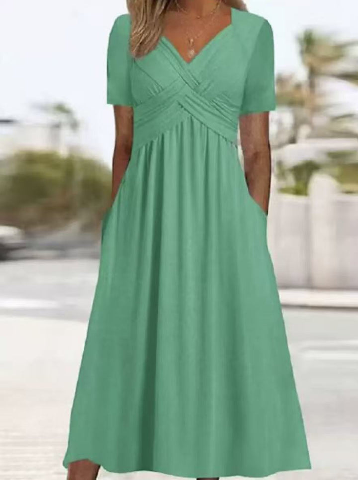 Damen lockeres Maxi-Kleid Drune
