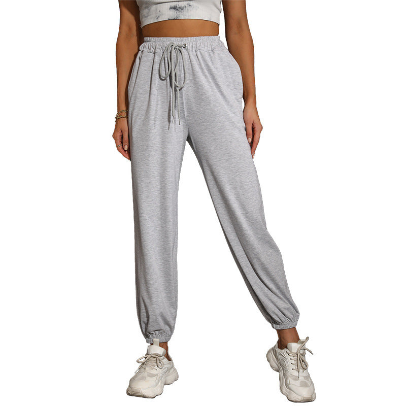 Damen Bequeme Jogginghose mit Gummibund Drune