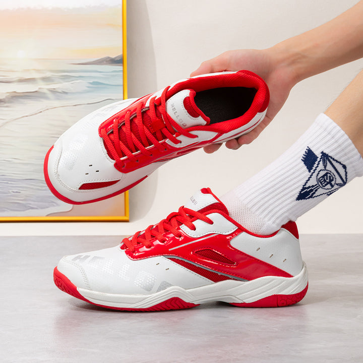 Unisex nan leichte atmungsaktive Indoor-Tennisschuhe mit stoßdämpfender Gummisohle Drune