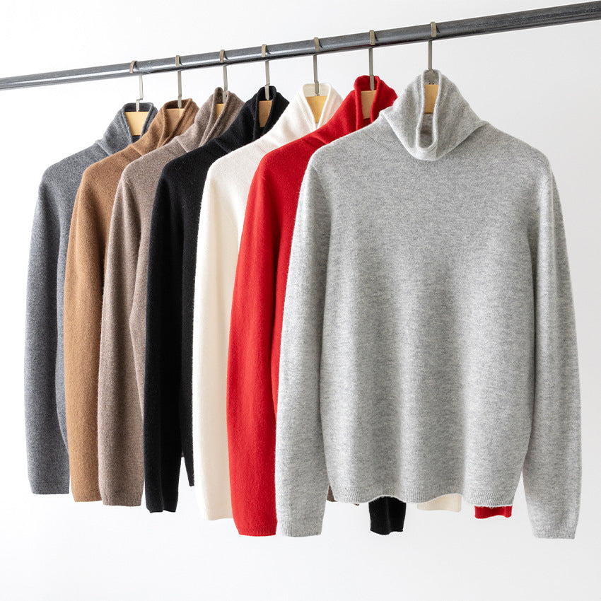 Damen Leichter Kaschmir-Mix Rollkragenpullover mit feinem Soft-Finish und schmaler Silhouette Drune