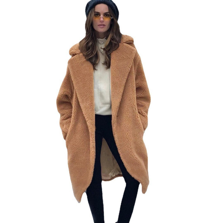 Damen modischer Teddy-Mantel Drune