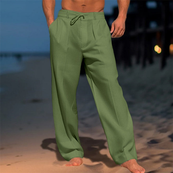 Herren elegante Chinohose mit lockerer Passform Drune