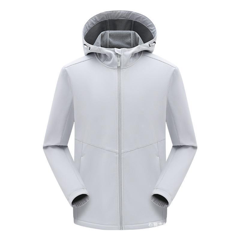 Herren technische Softshelljacke mit fleecegefütterter Kapuze und elastischem Stretchschnitt Drune