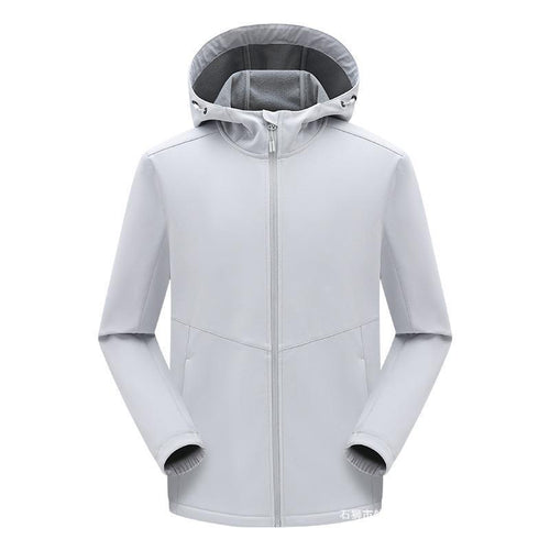 Herren technische Softshelljacke mit fleecegefütterter Kapuze und elastischem Stretchschnitt Drune
