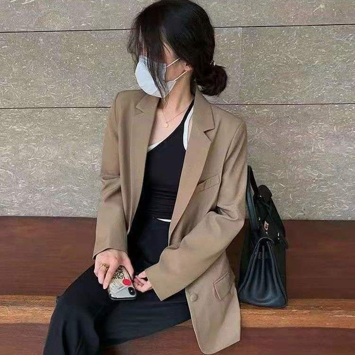 Damen Modischer Oversized-Blazer Drune