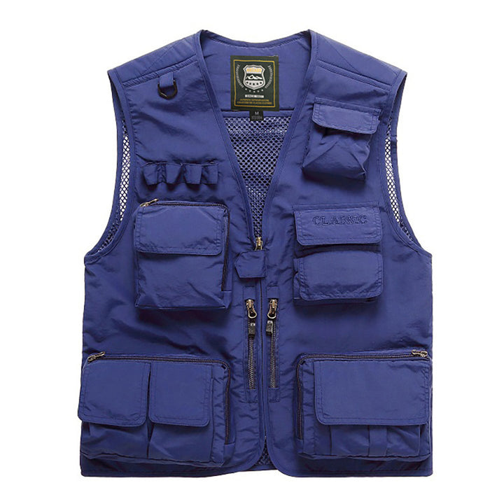 Herren Multifunktionale Angel- und Utilityweste mit Mesh‑Einsatz Drune